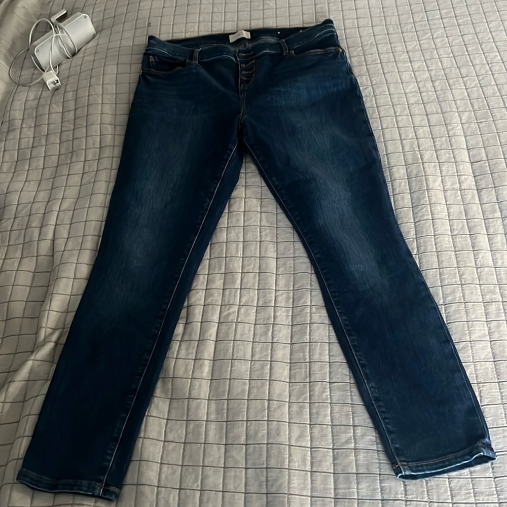 Loft modern skinny high rise jeans